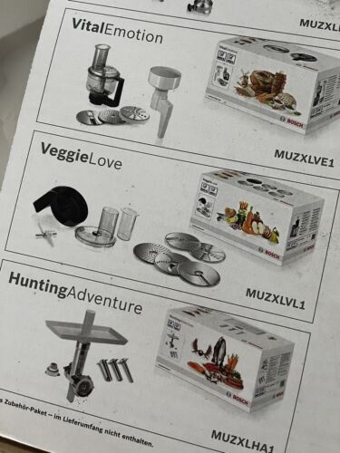 Bosch MaxxiMUM Küchenmaschine 1600W VeggieLove Zubehör - Bild 6 von 9