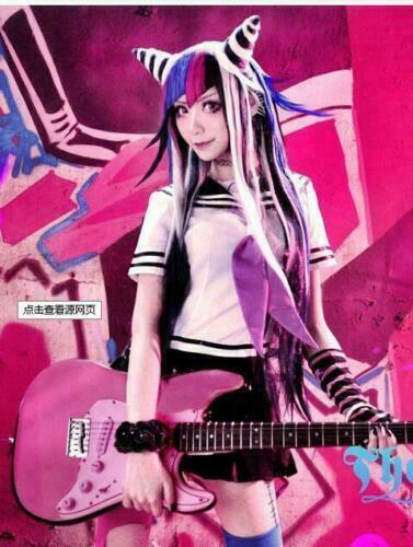 Danganronpa Dangan Ronpa Ibuki Mioda Cosplay Costume School Uniform Outfit - Picture 10 of 12