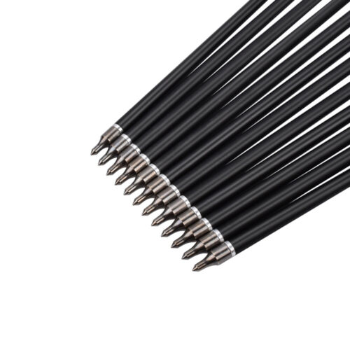 12XArchery Carbon Arrows 26"-30" SP500 For Compound/Recurve Bow Hunting Target - Picture 2 of 6