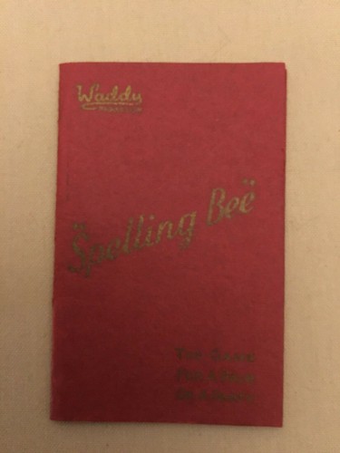 Juego de cartas vintage. Spelling Bee. Waddy Productions. Completo. Reglas franqueo gratuito - Imagen 4 de 9