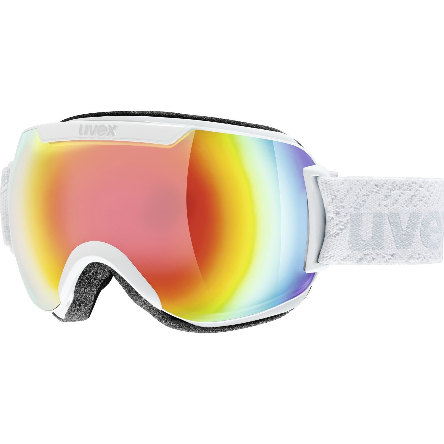 Uvex Downhill 2000 Fm Unisex Goggles Ski - White Mat Rainbow One Size Uvex Downhill 2000 Fm Unisex Goggles Ski - White Mat Rainbow One Size