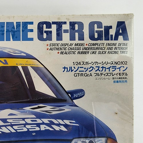 Tamiya Calsonic Skyline GT-R Gr.A Sports Car Model Kit Display 1:24 Scale SEALED - Picture 3 of 10