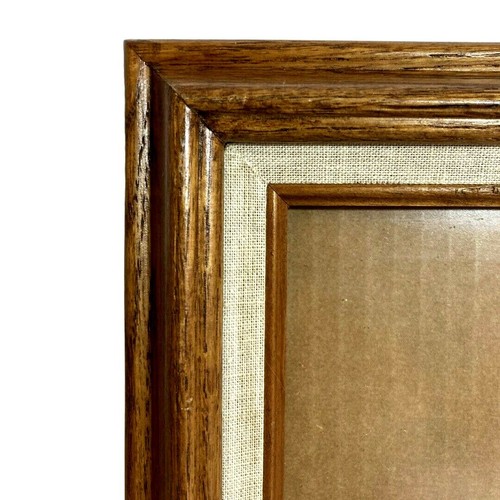 Hobby Lobby Wooden Light Brown Wood Photo Frame for 5" x7" Picture Country Decor - Picture 2 of 6
