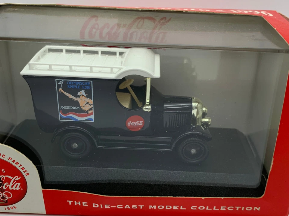 Coca Cola Coke Olympics 1/64 Diecast Lledo 1996 Atlanta Games 1928 Morris Truck - Image 3 of 4