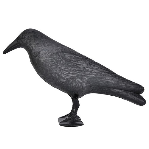 Crow Decoys Statue Simulation Crow Hunting Baits Tool For Park Garden Decor SP - Picture 4 of 10