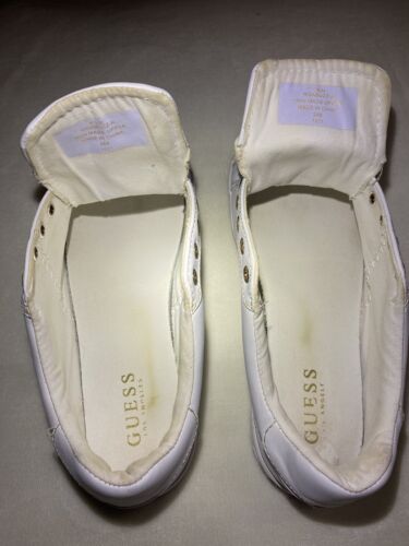 GUESS - BIANCO LOVEN DONNA - WGABUZZ-R Sneakers casual stringate, US 8,5M - RARE - Foto 4 di 9