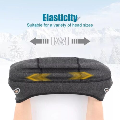 Fleece Skull Cap Helmet Liner for Men Women Hard Hat Liner Winter Cycling Cap - Picture 4 of 12