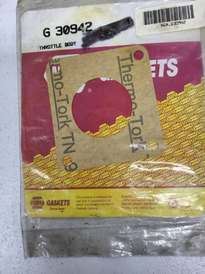 Junta de montaje del cuerpo del acelerador G 30942 Napa/Victor Reinz Foto 2 de 2