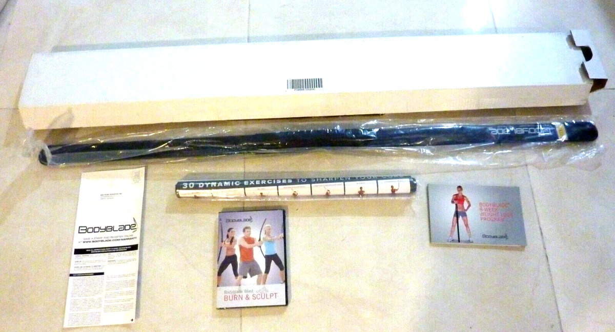 Bodyblade Classic Optimal Wellness Kit w/ DVD & Chart Brand New 48