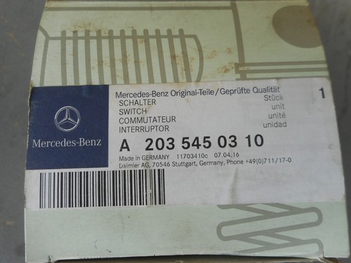 2005-09 Mercedes W203 C-Class Turn Indicator/Wiper Switch Part #A2035450310 New - Picture 2 of 7