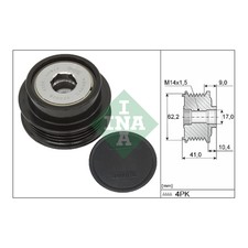 INA 535033810 Over-Running Alternator Pulley for sale online | eBay