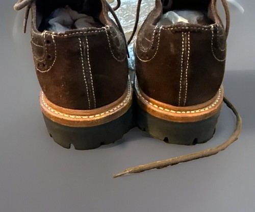 Paul Smith Brown Sued Wing Tip Oxfords, Size UK 6.5, US 7.5, EU 40.5 - Picture 5 of 11