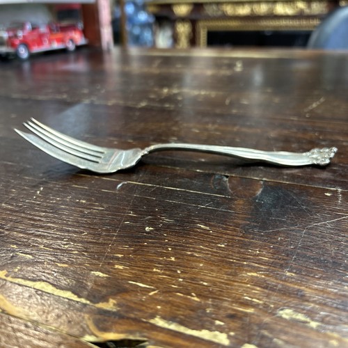 RARE 1857 AMSC / AMERICAN SILVER CO Silver Plated Meat Serving Fork - Picture 12 of 13