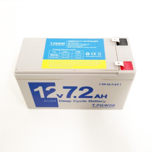 Tpower 2X 12V 7.2Ah SLA Battery Cyberpower UPS RB1270X2 1200E-GP CP1300 RBP0124 - Picture 8 of 8