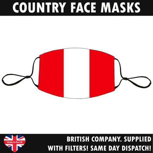 Lote de Máscara Facial Bandera Del País Reutilizable Lavable Transpirable Banderas Mundiales Hecho a Mano - Imagen 184 de 254