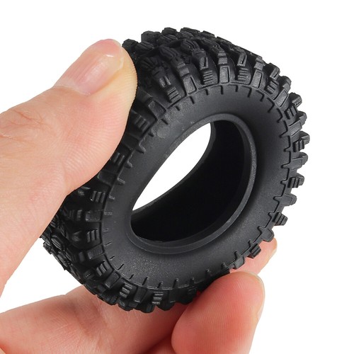 4Pc 9imod Metal Beadlock Hub Wheel Tires Wheel Rim Set for 1/18 TRX4M 1/24 SCX24 - Picture 14 of 17