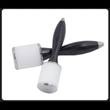 Leather Craft Carving Nylon Hammer Ebony Black Wooden Handle Workshop DIY Tool