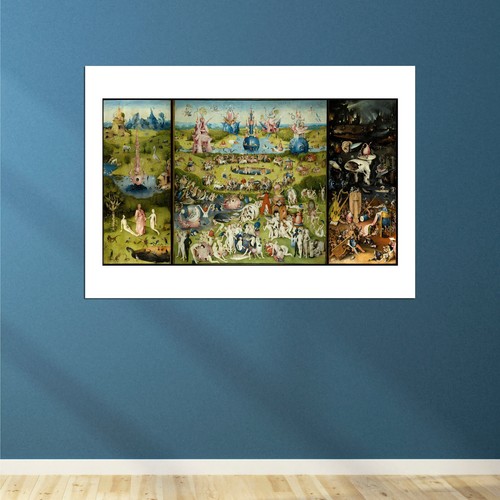 Garden of Earthly Delights Hieronymus Bosch Giclee Wall Art Poster Print - Picture 4 of 12