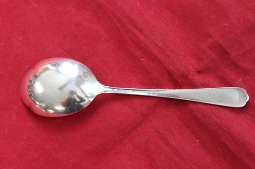 Meriden Britannia Moonglow 5 7/8" Cucchiaio da Zucchero "C" Mono (1938) 29g - Foto 9 di 14