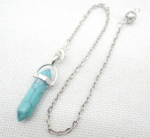 Colgante de péndulo curativo cadena de chakra Reiki cristal cuarzo piedra natural 30 piezas - Imagen 11 de 34