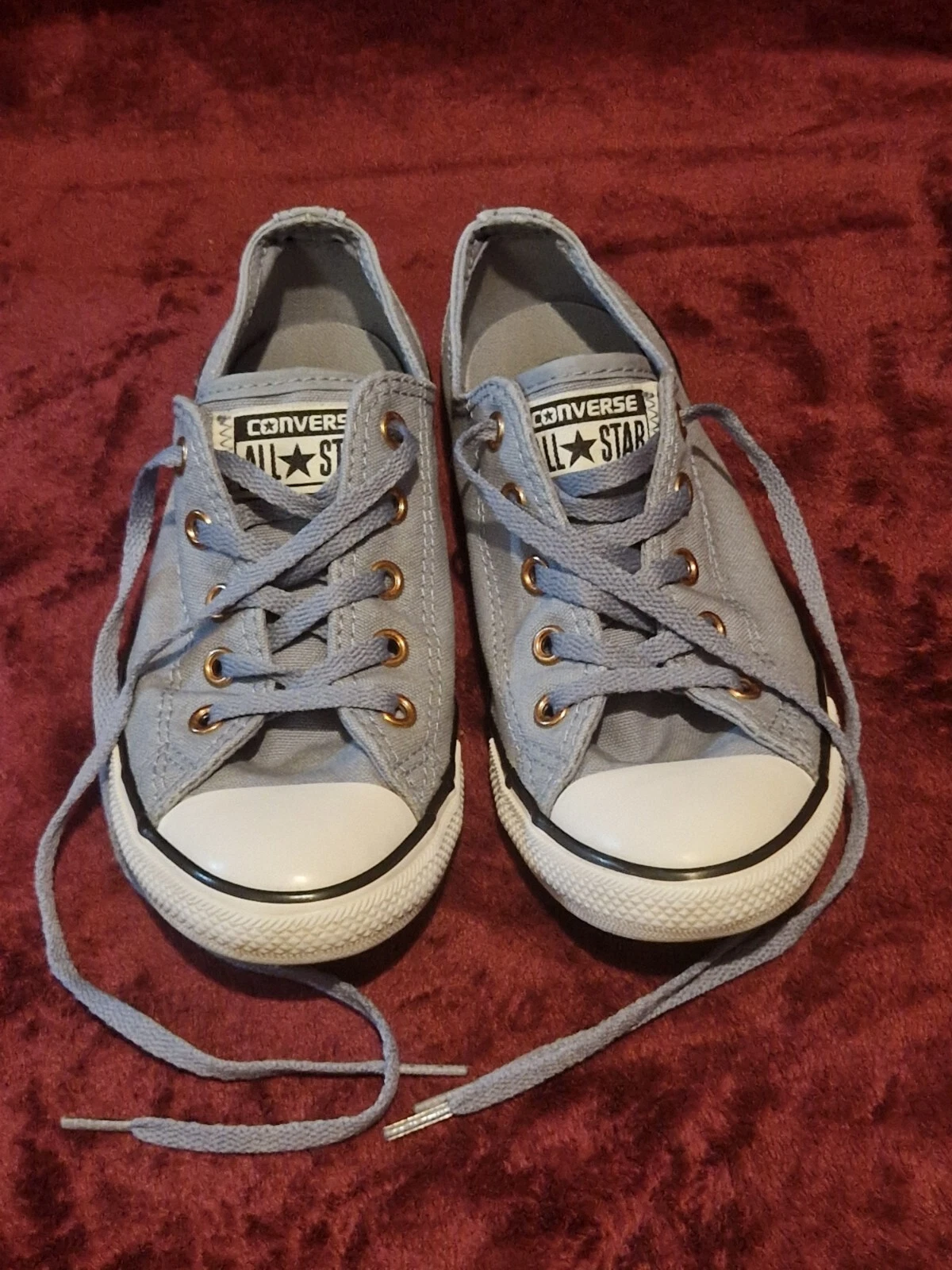 Scarpe da ginnastica donna blu chiaro taglia 4Uk Converse All Star