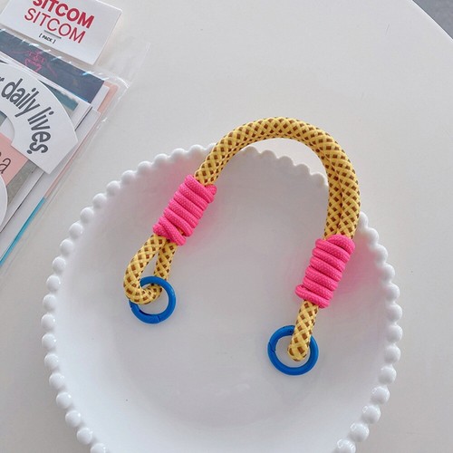 Tragbar Hängender Ketten ring Seil Schlüssel anhänger Taschen zubehör - Photo 12 sur 17