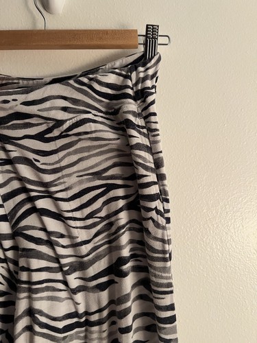 Soma Zebra Pants Pj Animal Print Black White Pajama Lounge Pants Soft Comfort M - Bild 9 von 15