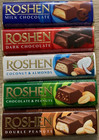 5PCS Ukrainian ROSHEN Chocolate with Fondant Filling, 1.51 oz/43 g Assorted