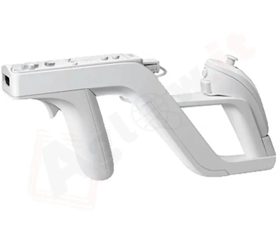 R2DIGITAL FUCILE MITRAGLIATORE ZAPPER LINQ NINTENDO WII MIRINO MITRAGLIATRICE PISTOLA GIOC