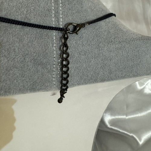 Vintage Long Boho Tassel Necklace With 5 Strands Of Multi Color Crystals - Bild 5 von 5