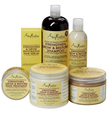Shea Moisture JBCO Shampoo - Conditioner - Maske voller Klang UK-Verkäufer