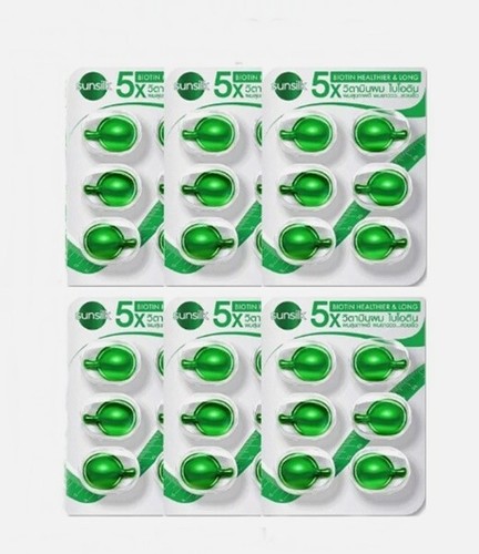 SUNSILK Vitamina Biotina Capelli Lunghi Più Sani Bella Cura Capelli Più Velocemente 5x - Foto 20 di 20