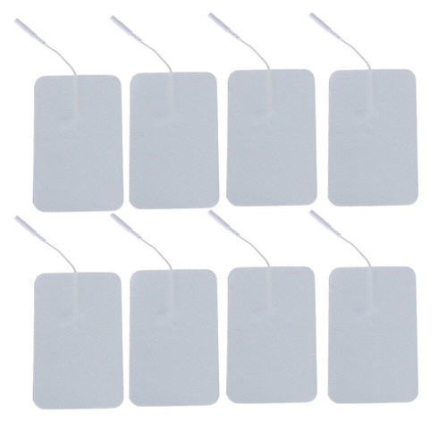 Almohadillas adhesivas de electrodo de repuesto grandes de 8 piezas para estimulador muscular de decenas de unidades - Imagen 7 de 13
