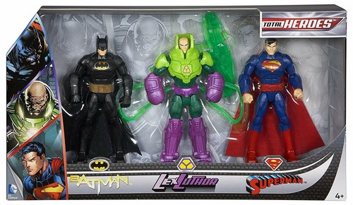 DC Comics Total Heroes Battle 3-Pack Action Figure - 第 1/1 張圖片