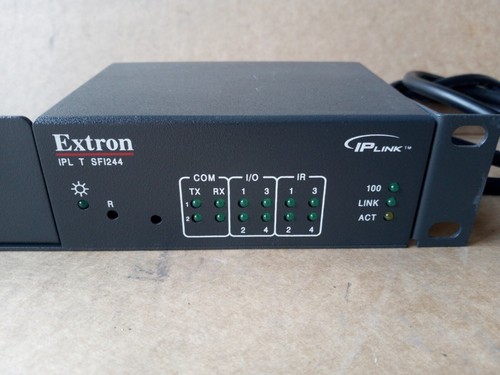 Extron IPL T SFI244 RS-232 IR / Flex Port IP Link Control Processor + PSU + Rack - Picture 2 of 4