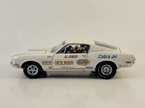 Danbury Mint / GMP 1968 Ford Mustang Cobra Jet "AL JONIEC'S" LE 1:24 L@@K - Picture 9 of 22