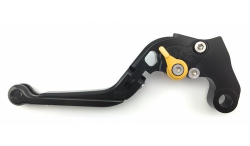 Schwarz gold Klappbare Bremshebel Vorne Hinten YAMAHA XMAX 125 250 2010-2017 - Picture 6 of 9