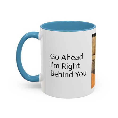 Coffee Mug With A Rough Collie Puppy Sleeping "Go Ahead I'm Right Behind You" - Picture 20 of 33