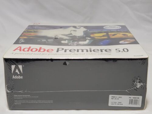NEW Adobe Premiere 5.0 / 5.1 Mac Big Box Full Version SEALED premier Macintosh - Picture 4 of 12