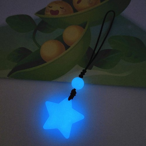 Star Glow-in-the-dark Phone Chain Small Star Mobile Accessory Deco Keychain D8G4 - Zdjęcie 14 z 22