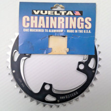 NOS Vuelta SE Plus 42T 104mm/BCD Chain Ring Black 8/9 Speed Made in USA