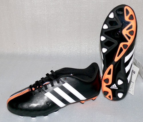 adidas B40159 11 Nova FG J Leder Fußball schuhe Soccer 38 2/3 UK5,5 Schwarz Weiß - Bild 4 von 12