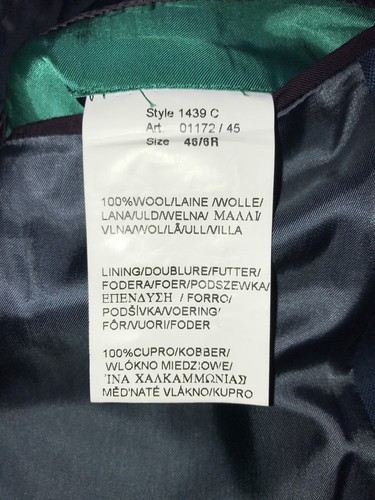 PAUL SMITH Soho - Herren Slim Fit TEAL GREEN WOLLANZUG - 46 Reg - W38 L30 - WUNDERSCHÖN - Bild 9 von 10