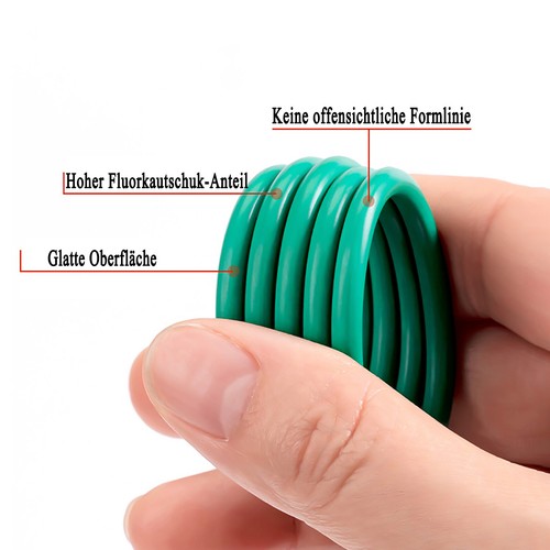 O-Ring 6 mm - 80 mm Schnurstärke 2,2 mm DIN-3771 FKM 80 Dichtring Oring Nullring - Bild 5 von 53