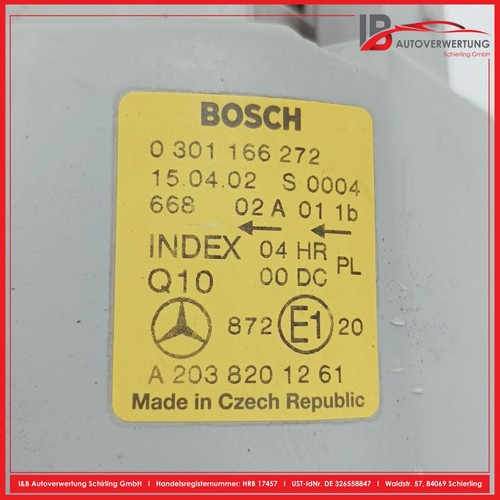 MERCEDES C-KLASSE KOMBI W203 C220 CDI Hauptscheinwerfer rechts XENON A2038201261 - Bild 9 von 9