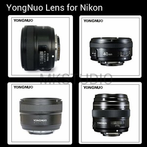 Yongnuo-YN-100mm-50mm-40mm-35mm-EF-MF-AF-Prime-Fixed-Lens-for-Nikon-Camera
