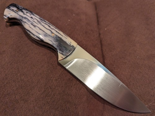 Lieben van der Sandt Custom Knife Hunter Giraffe Bone South African Maker - Picture 4 of 7