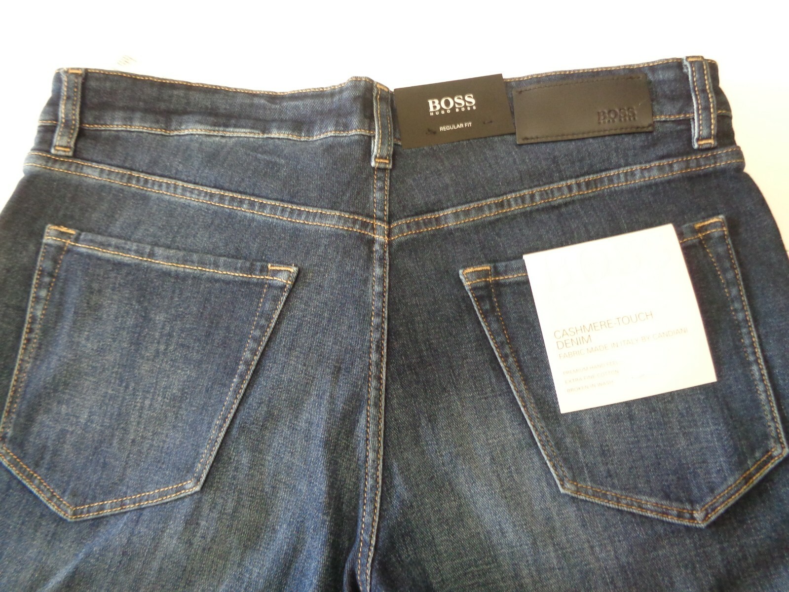 Details zu Reguläre Passform Jeans IN Mittelblau Italienische Herren Größe 34R Ref.CN1611 \