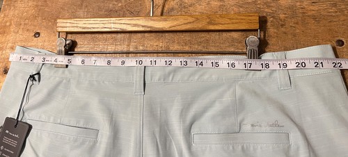 Pantalones cortos de golf Travis Mathew On A Boat cintura elástica para hombre 42 verde 10"" - Imagen 3 de 9