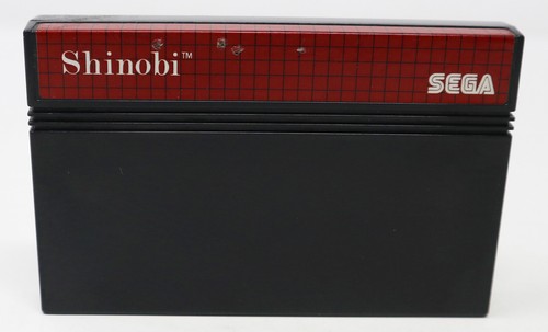 VINTAGE 1988 80s SEGA MASTER SYSTEM SHINOBI CARTRIDGE VIDEO GAME PAL ARCADE - Picture 9 of 10